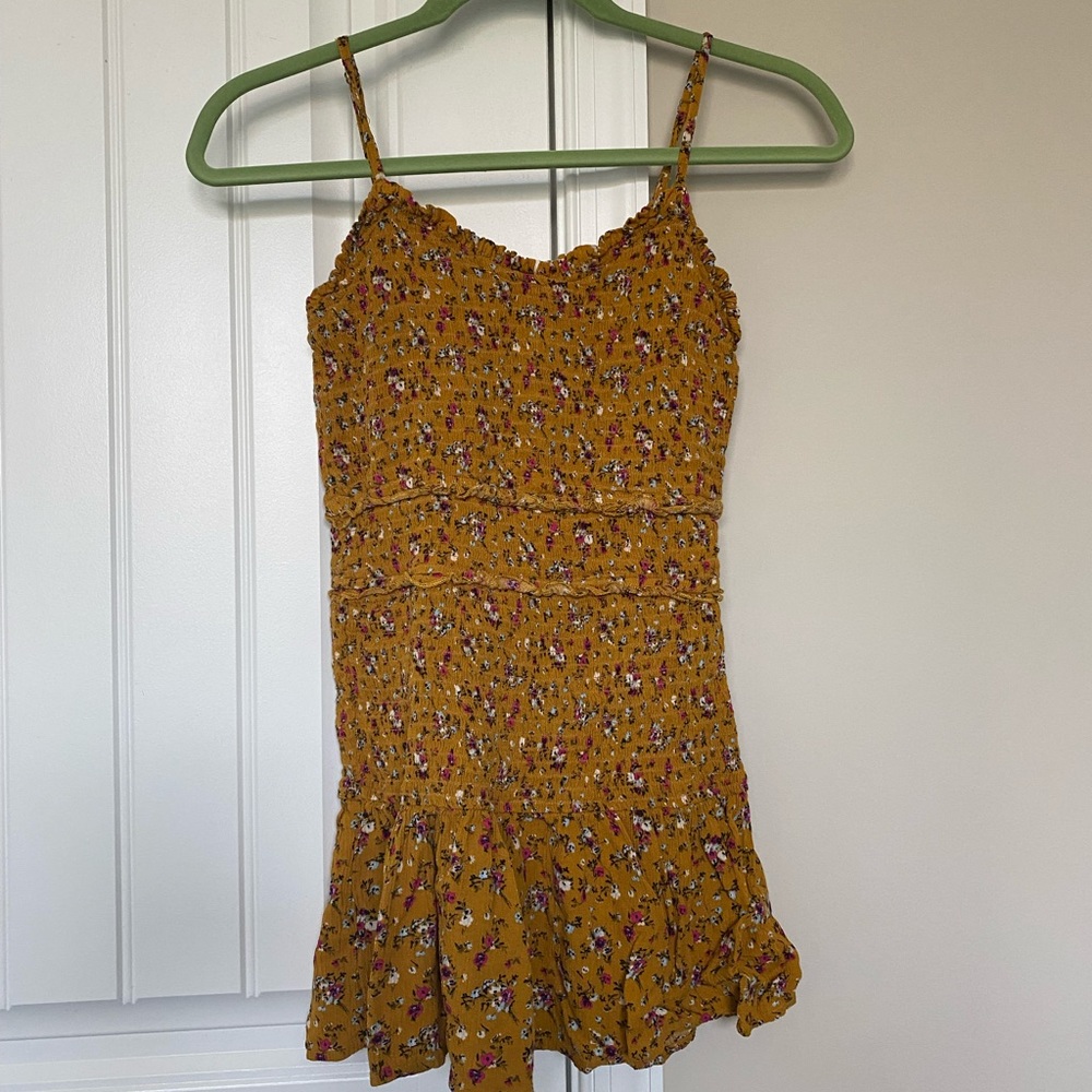 Aeropostale Yellow Floral Dress